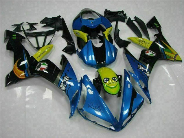 Kit Carenagem Moto Yamaha R1 2004-2006 - Azul