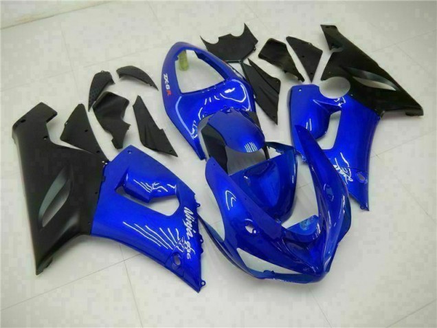 Carroçaria Moto Kawasaki ZX6R 2005-2006 - Azul Carroçaria Moto Kawasaki ZX6R 2005-2006 - Azul