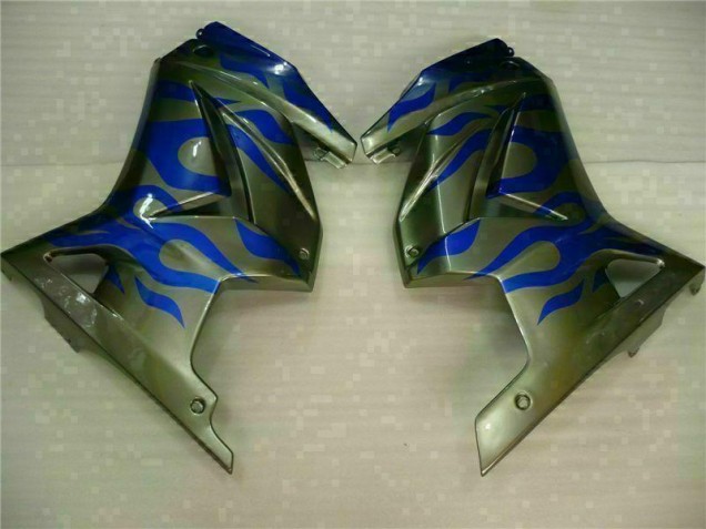 Kits Carenagem Moto Kawasaki EX250 2008-2012 - Azul