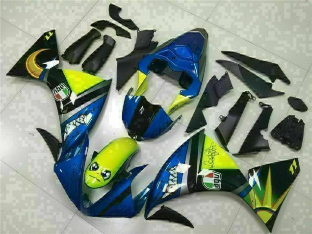 Kit Carenagem Moto Yamaha R1 2009-2011 - Azul