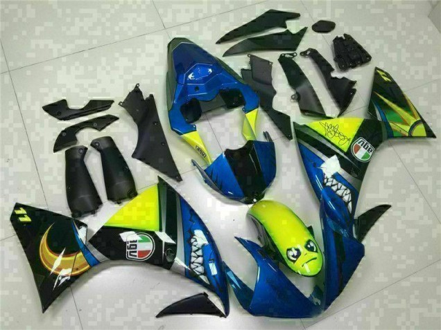 Kit Carenagem Moto Yamaha R1 2009-2011 - Azul