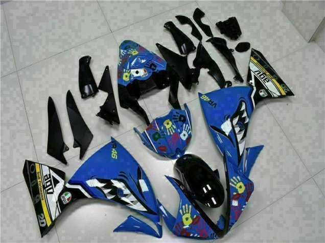 Kits Carenagem Moto Yamaha R1 2009-2011 - Azul