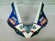 Abs Motocicleta Plástico Yamaha R1 2000-2001 - Azul Branco Abs Motocicleta Plástico Yamaha R1 2000-2001 - Azul Branco