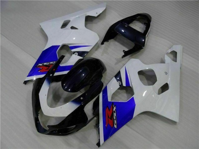 Kit Carenagem Moto Suzuki GSXR 600 / 750 K4 2004-2005 - Azul Branco Kit Carenagem Moto Suzuki GSXR 600 / 750 K4 2004-2005 - Azul Branco