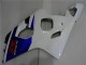 Kit Carenagem Moto Suzuki GSXR 600 / 750 K4 2004-2005 - Azul Branco Kit Carenagem Moto Suzuki GSXR 600 / 750 K4 2004-2005 - Azul Branco