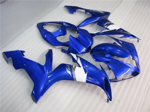 Injeção Kit Carenagem Yamaha R1 2004-2006 - Azul Branco