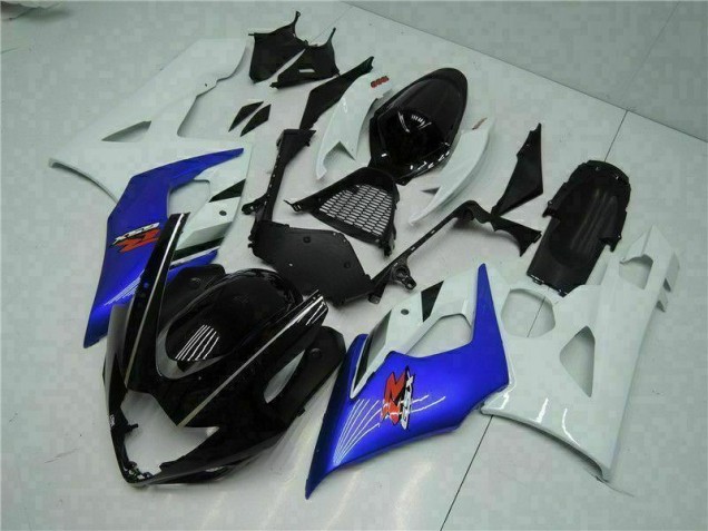 Abs Kits Completos Carenagem Moto Suzuki GSXR 1000 K5 2005-2006 - Azul Branco Abs Kits Completos Carenagem Moto Suzuki GSXR 1000 K5 2005-2006 - Azul Branco