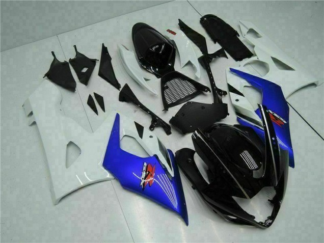 Abs Kits Completos Carenagem Moto Suzuki GSXR 1000 K5 2005-2006 - Azul Branco Abs Kits Completos Carenagem Moto Suzuki GSXR 1000 K5 2005-2006 - Azul Branco