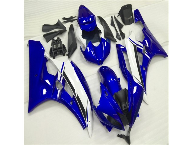 Kit Carenagem Moto Yamaha R6 2006-2007 - Azul Branco Kit Carenagem Moto Yamaha R6 2006-2007 - Azul Branco
