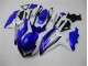 Kit Completo Carenagem Moto Suzuki GSXR 600 / 750 K8 2008-2010 - Azul Branco Kit Completo Carenagem Moto Suzuki GSXR 600 / 750 K8 2008-2010 - Azul Branco