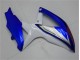 Kit Completo Carenagem Moto Suzuki GSXR 600 / 750 K8 2008-2010 - Azul Branco Kit Completo Carenagem Moto Suzuki GSXR 600 / 750 K8 2008-2010 - Azul Branco