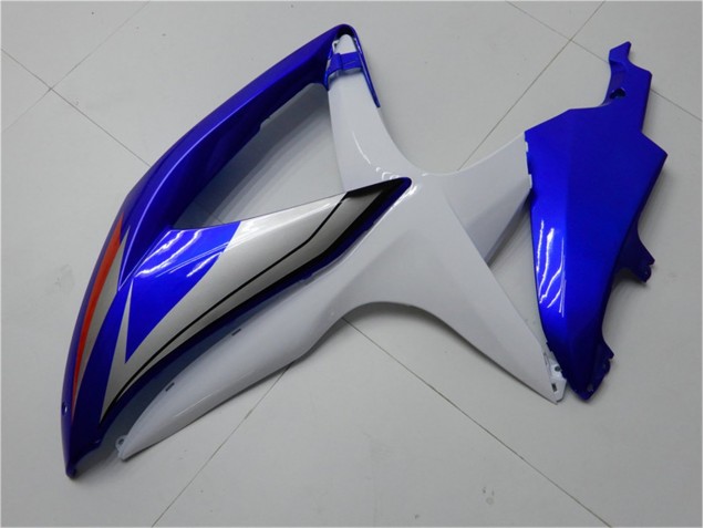 Kit Completo Carenagem Moto Suzuki GSXR 600 / 750 K8 2008-2010 - Azul Branco Kit Completo Carenagem Moto Suzuki GSXR 600 / 750 K8 2008-2010 - Azul Branco