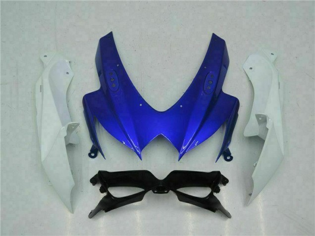 Moto Plásticos Suzuki GSXR 600 / 750 K8 2008-2010 - Azul Branco Moto Plásticos Suzuki GSXR 600 / 750 K8 2008-2010 - Azul Branco