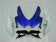 Moto Plásticos Suzuki GSXR 600 / 750 K8 2008-2010 - Azul Branco Moto Plásticos Suzuki GSXR 600 / 750 K8 2008-2010 - Azul Branco