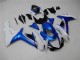 Kit Completo Carenagem Moto Suzuki GSXR 600 / 750 K11 2011-2021 - Azul Branco Kit Completo Carenagem Moto Suzuki GSXR 600 / 750 K11 2011-2021 - Azul Branco