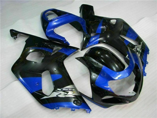 Kit Carenagem Moto Suzuki GSXR 600 / 750 K1 K2 K3 2001-2003 - Azul Preto Kit Carenagem Moto Suzuki GSXR 600 / 750 K1 K2 K3 2001-2003 - Azul Preto