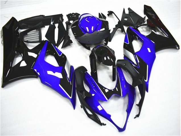 Abs Kit Completos Carenagem Moto Suzuki GSXR 1000 K7 2007-2008 - Azul Preto Abs Kit Completos Carenagem Moto Suzuki GSXR 1000 K7 2007-2008 - Azul Preto