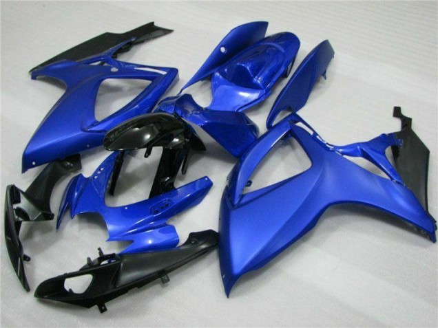 Abs Moto Plásticos Suzuki GSXR 600 / 750 K6 2006-2007 - Azul Preto Abs Moto Plásticos Suzuki GSXR 600 / 750 K6 2006-2007 - Azul Preto