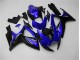 Kits Completo Carenagem Moto Suzuki GSXR 600 / 750 K6 2006-2007 - Azul Preto Kits Completo Carenagem Moto Suzuki GSXR 600 / 750 K6 2006-2007 - Azul Preto