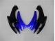 Kits Completo Carenagem Moto Suzuki GSXR 600 / 750 K6 2006-2007 - Azul Preto Kits Completo Carenagem Moto Suzuki GSXR 600 / 750 K6 2006-2007 - Azul Preto