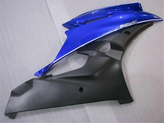Abs Motocicleta Plástico Yamaha R6 2006-2007 - Azul Preto Abs Motocicleta Plástico Yamaha R6 2006-2007 - Azul Preto