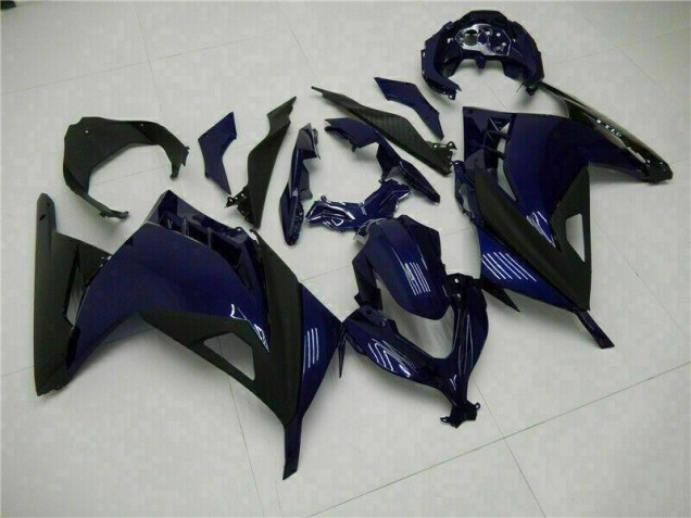 Carenagem & Plástico Moto Kawasaki EX300 2013-2016 - Azul Preto Carenagem & Plástico Moto Kawasaki EX300 2013-2016 - Azul Preto