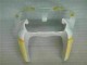 Carenagem Moto Kawasaki ZX6R 2000-2002 - Branco Amarelo Chama Carenagem Moto Kawasaki ZX6R 2000-2002 - Branco Amarelo Chama