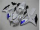 Abs Kits Completos Carenagem Moto Suzuki GSXR 600 / 750 K6 2006-2007 - Branco Azul Abs Kits Completos Carenagem Moto Suzuki GSXR 600 / 750 K6 2006-2007 - Branco Azul