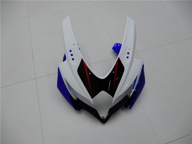 Kit Completo Carenagem Moto Suzuki GSXR 600 / 750 K8 2008-2010 - Branco Azul Kit Completo Carenagem Moto Suzuki GSXR 600 / 750 K8 2008-2010 - Branco Azul