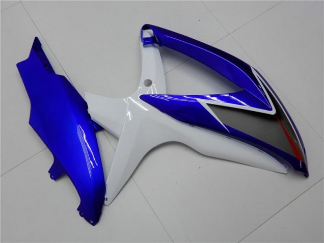 Kit Completo Carenagem Moto Suzuki GSXR 600 / 750 K8 2008-2010 - Branco Azul Kit Completo Carenagem Moto Suzuki GSXR 600 / 750 K8 2008-2010 - Branco Azul