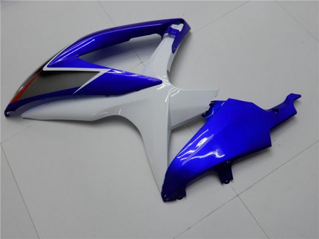 Kit Completo Carenagem Moto Suzuki GSXR 600 / 750 K8 2008-2010 - Branco Azul Kit Completo Carenagem Moto Suzuki GSXR 600 / 750 K8 2008-2010 - Branco Azul
