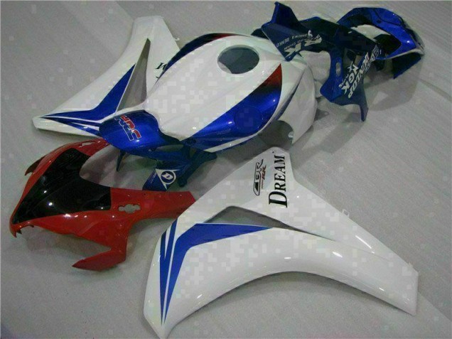 Abs Kits Carenagem Moto Honda CBR 1000RR 2008-2011 - Branco Azul Abs Kits Carenagem Moto Honda CBR 1000RR 2008-2011 - Branco Azul