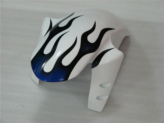Carenagem Moto Yamaha R1 2004-2006 - Branco Azul Chama Carenagem Moto Yamaha R1 2004-2006 - Branco Azul Chama