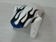 Carenagem Moto Yamaha R1 2004-2006 - Branco Azul Chama Carenagem Moto Yamaha R1 2004-2006 - Branco Azul Chama