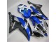 Carenagem Moto Yamaha R6 2008-2016 - Branco Azul Preto Carenagem Moto Yamaha R6 2008-2016 - Branco Azul Preto
