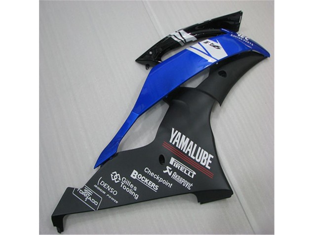 Carenagem Moto Yamaha R6 2008-2016 - Branco Azul Preto Carenagem Moto Yamaha R6 2008-2016 - Branco Azul Preto