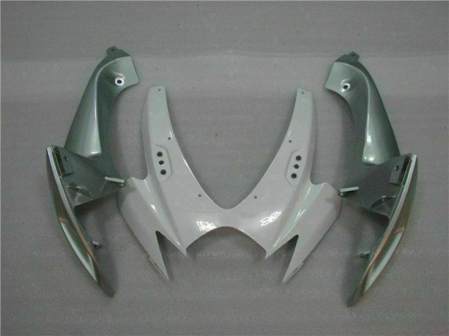 Moto Plástico Suzuki GSXR 600 / 750 K6 2006-2007 - Branco Prata Moto Plástico Suzuki GSXR 600 / 750 K6 2006-2007 - Branco Prata