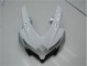 Carenagem Moto Suzuki GSXR 600 / 750 K8 2008-2010 - Branco Prata Azul Carenagem Moto Suzuki GSXR 600 / 750 K8 2008-2010 - Branco Prata Azul