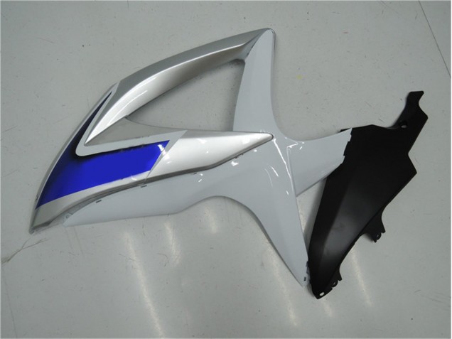 Carenagem Moto Suzuki GSXR 600 / 750 K8 2008-2010 - Branco Prata Azul Carenagem Moto Suzuki GSXR 600 / 750 K8 2008-2010 - Branco Prata Azul