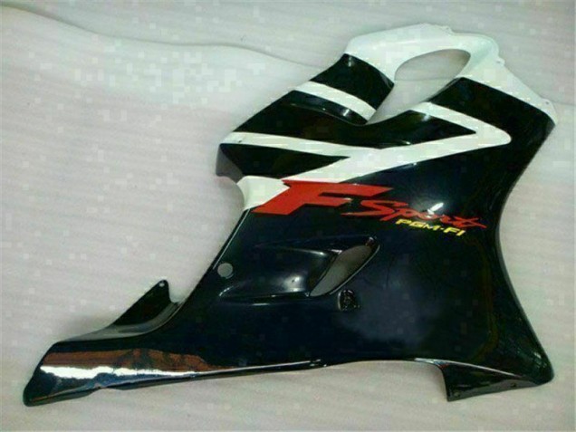 Kits Carenagem Moto Honda CBR 600 F4i 2001-2003 - Branco Preto