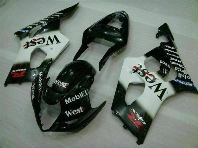 Carroçaria Moto Suzuki GSXR 1000 K3 2003-2004 - Branco Preto