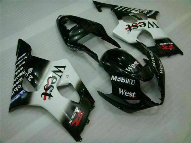 Carroçaria Moto Suzuki GSXR 1000 K3 2003-2004 - Branco Preto
