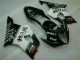 Carroçaria Moto Suzuki GSXR 1000 K3 2003-2004 - Branco Preto
