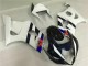 Kits Carenagem Moto Suzuki GSXR 1000 K3 2003-2004 - Branco Preto