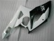 Abs Kits Carenagem Moto Suzuki GSXR 1000 K5 2005-2006 - Branco Preto Abs Kits Carenagem Moto Suzuki GSXR 1000 K5 2005-2006 - Branco Preto