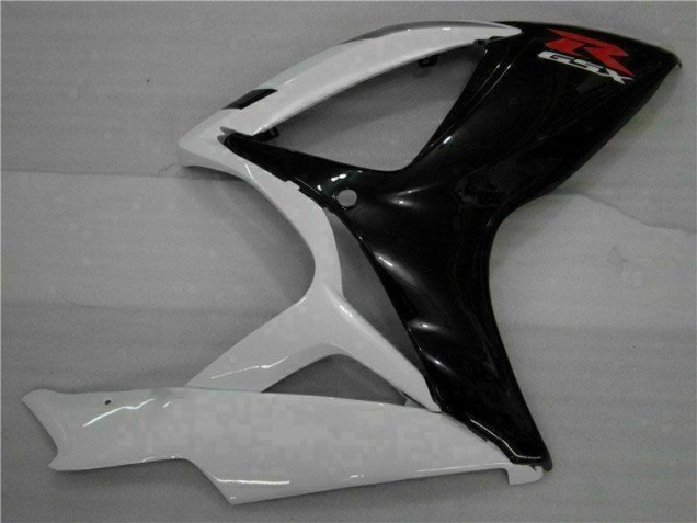 Abs Motocicleta Plásticos Suzuki GSXR 600 / 750 K6 2006-2007 - Branco Preto Abs Motocicleta Plásticos Suzuki GSXR 600 / 750 K6 2006-2007 - Branco Preto
