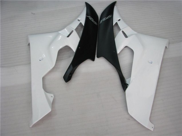 Abs Motocicleta Plásticos Yamaha R6 2006-2007 - Branco Preto Abs Motocicleta Plásticos Yamaha R6 2006-2007 - Branco Preto