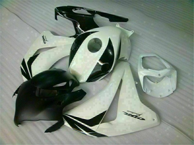 Carenagem Moto Honda CBR 1000RR 2008-2011 - Branco Preto Carenagem Moto Honda CBR 1000RR 2008-2011 - Branco Preto