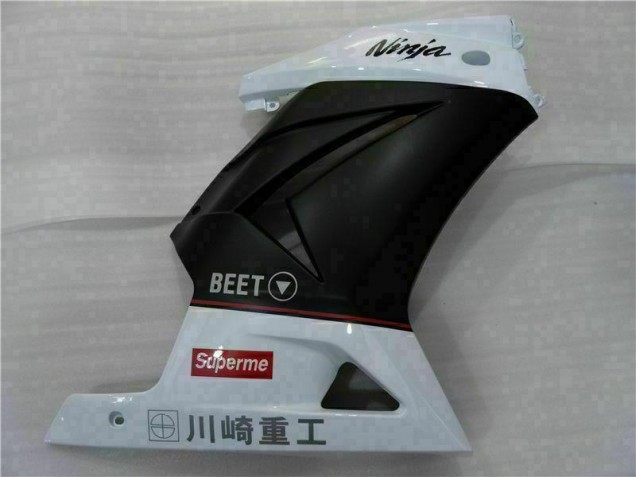 Kits Carenagem Moto Kawasaki EX250 2008-2012 - Branco Preto Ninja Kits Carenagem Moto Kawasaki EX250 2008-2012 - Branco Preto Ninja