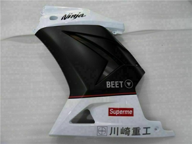 Kits Carenagem Moto Kawasaki EX250 2008-2012 - Branco Preto Ninja Kits Carenagem Moto Kawasaki EX250 2008-2012 - Branco Preto Ninja